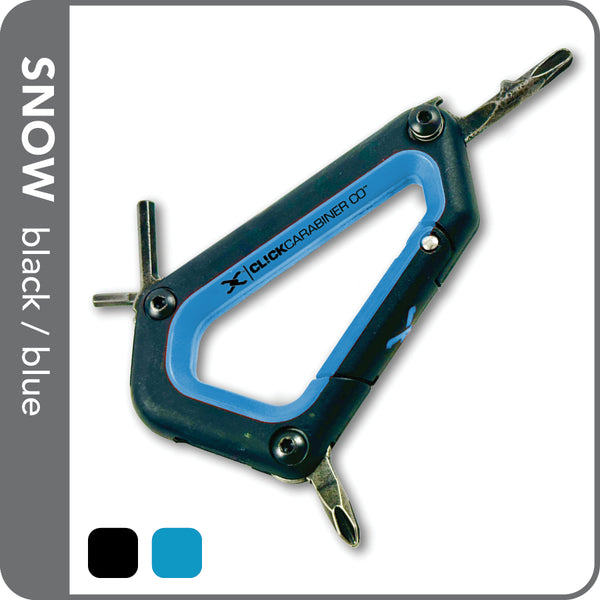 CARABINER SNOWBOARD TOOL - BLUE