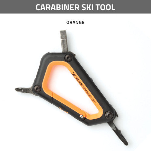 CARABINER SKI TOOL - ORANGE – ClickCarabiner